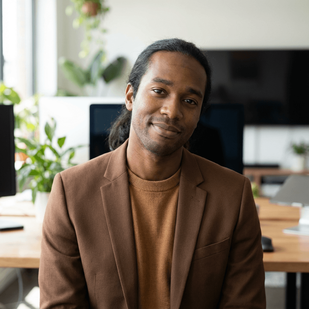 David Okonkwo in professional attire
